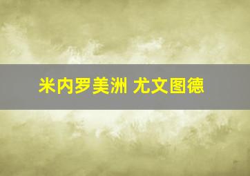 米内罗美洲 尤文图德